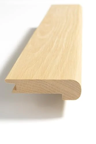 European white oak stair nosing for stair landing transitions