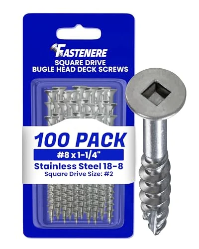 Fastenere 316 marine grade stainless steel deck screws
