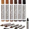 Furniture Repair Kit Wood Markers 13-piece set with wax sticks and sharpener
