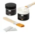 Gilding adhesive and varnish kit