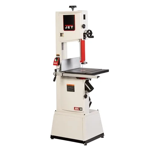 JET Black 14 inch woodworking band saw with 13 inch deep cut resaw capacity