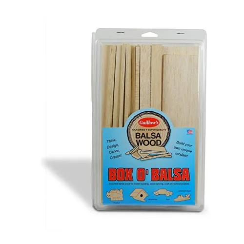 Guillow's balsa wood block set