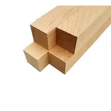 Hard maple wood turning squares for a mallet head