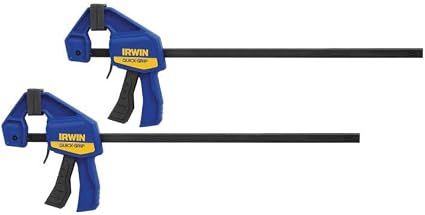 IRWIN QUICK-GRIP One-Handed Bar Clamp 2-Pack