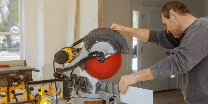 how to unlock ryobi miter saw