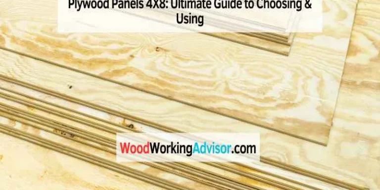 Stack of 4x8 plywood panels close-up