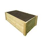 Infinite Cedar Deep Root raised bed planter kit made of untreated cedar boards