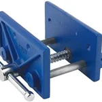 IRWIN Tools Woodworker's Vise, 6-1/2 inch, model 226361, blue cast iron