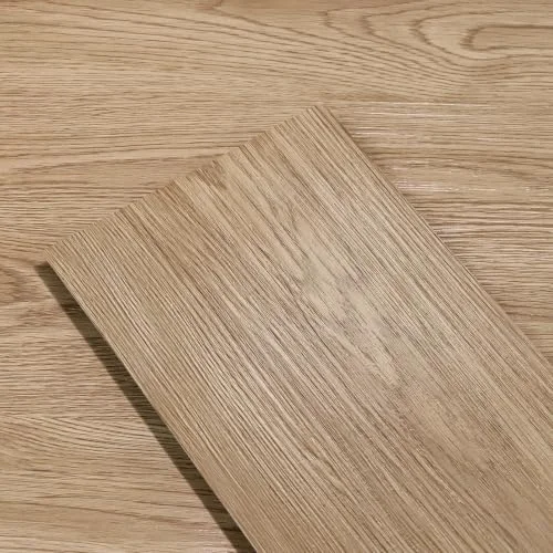 Light oak waterproof peel-and-stick vinyl floor tile