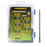 LIONMAX pocket-hole screw assortment kit with washer-head screws
