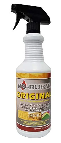 No-Burn Original Fire Retardant spray bottle for interior wood surfaces