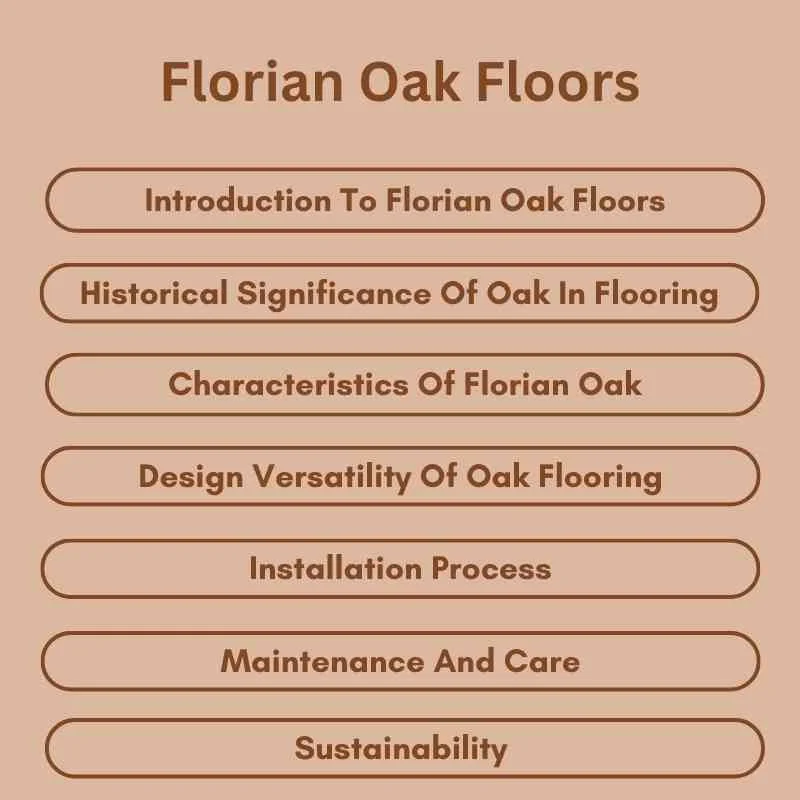 Oak flooring plank showing natural grain pattern