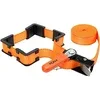 Pony Jorgensen 1215 ratcheting band clamp with orange nylon strap