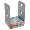 Simpson Strong-Tie adjustable post base for deck post to concrete footing