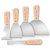 5-piece scraper and putty knife set