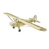 Laser-Cut Piper Cub J3 Balsa Wood RC Airplane Kit, 47 inch Wingspan