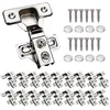 20-pack soft close cabinet door hinges for 1/2 inch overlay