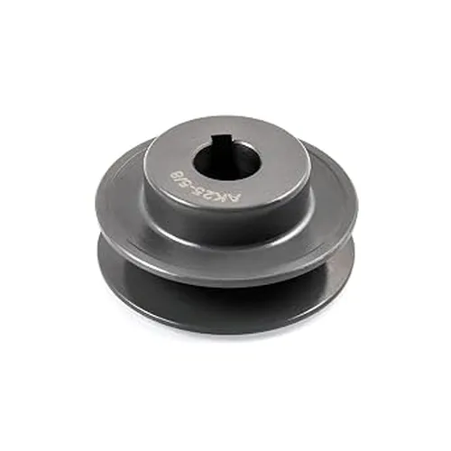 QWORK single groove web sheave pulley 2.5 inch 5/8 bore