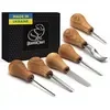 BeaverCraft SC05 wood carving gouge and chisel set