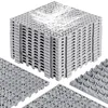 Interlocking Drainage Rubber Floor Tiles (12-Pack)
