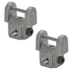 Universal pin-less blade adapter clips for converting a vintage scroll saw