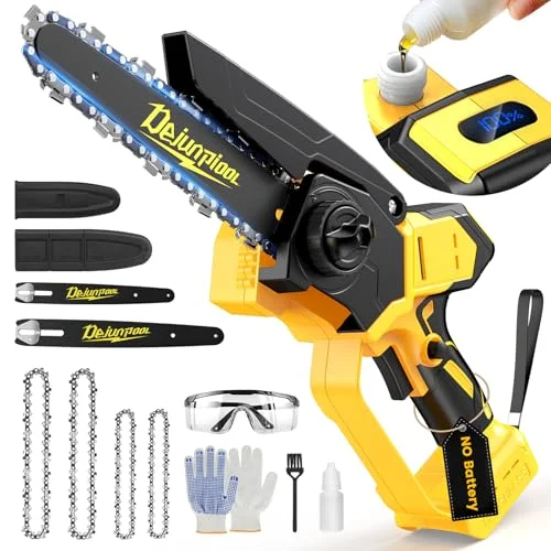 Cordless Mini Chainsaw for DeWALT 20V MAX Battery, 6″/8″
