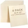 LotFancy 6 pack basswood sheets 12 x 12 x 1/16 inch