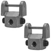 Metal pin-less blade holder conversion kit for scroll saws