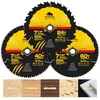 3-pack combo circular saw blade set with framing crosscut and finish blades