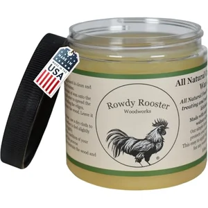 Refined Walnut Oil and Beeswax Cutting Board Conditioner, 8oz