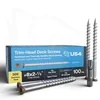 US4 stainless steel trim head cedar wood screws box