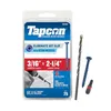 Tapcon 3/16 inch star head concrete screws