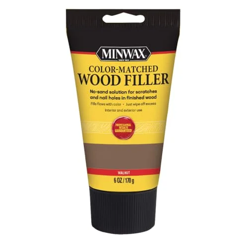 Minwax color-matched wood filler