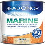 SEAL-Once Marine Penetrating Wood Sealer and Waterproofer bottle, clear, 1 gallon