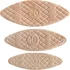 Trend 100-piece beechwood joining biscuit variety pack, sizes #0, #10, #20