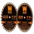 WEN BL1032-2 10-inch two-pack of 32-tooth and 60-tooth miter saw blades