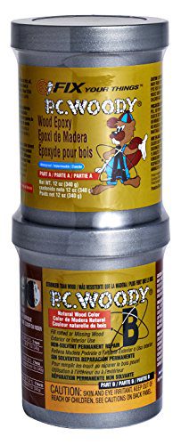PC-Woody two-part wood repair epoxy paste cans