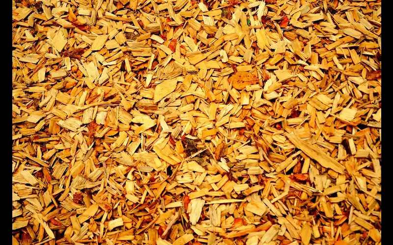ground wood chips and mulch made from recycled scrap wood ground wood chips and mulch made from recycled scrap wood