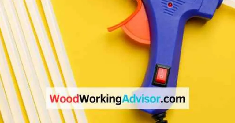 Hot glue gun and glue sticks illustrating why wood glue will not bond to metal