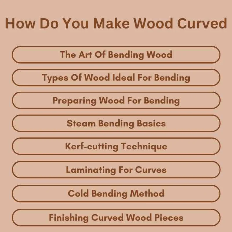 How Do You Make Wood Curved