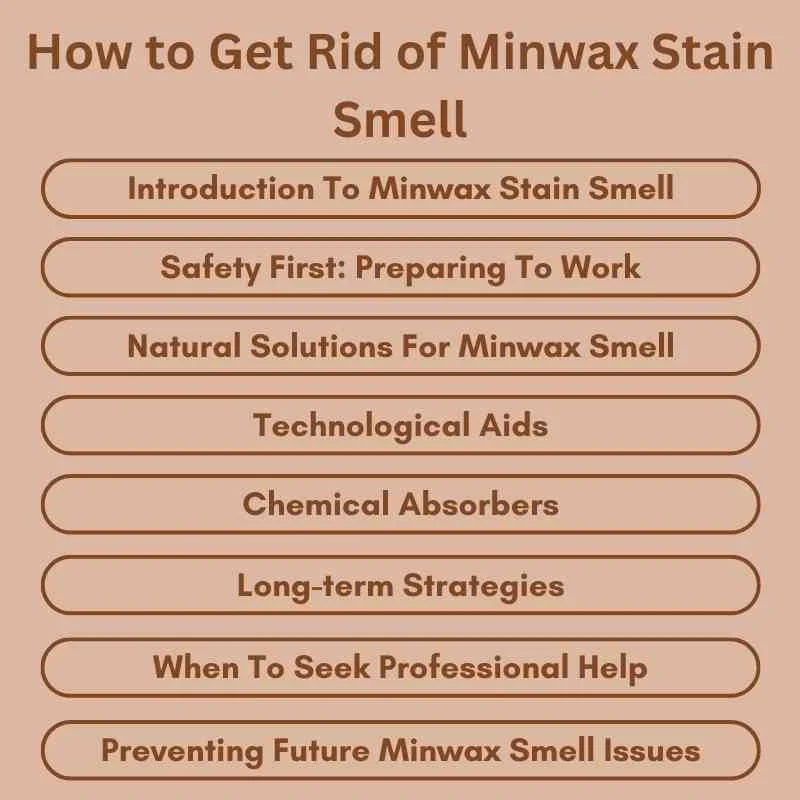 How to Get Rid of Minwax Stain Smell