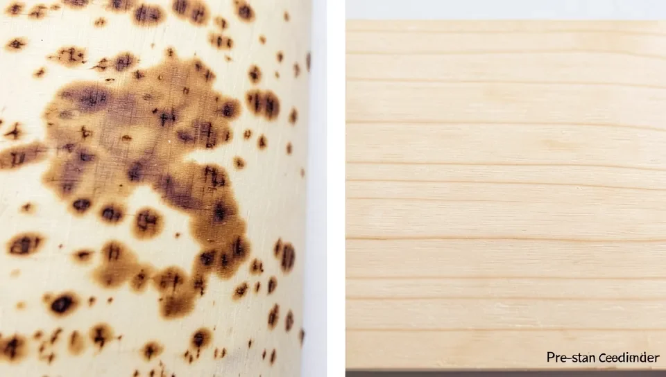 Pre-stain conditioner and gel stain are the two real fixes for birch plywood's blotching tendency