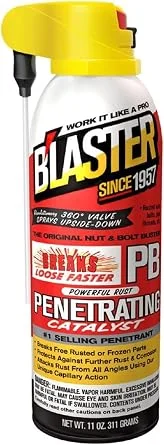 Blaster penetrating catalyst spray