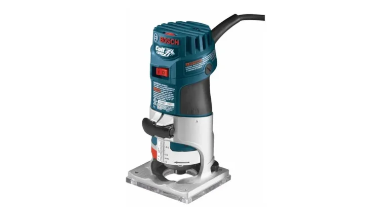 Bosch Colt PR20EVS compact palm router used as a laminate countertop trimmer