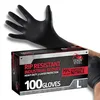Chemical-resistant nitrile gloves for handling oxalic acid on wood