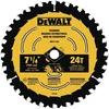 DEWALT DWA171424 7 1/4 inch 24 tooth framing circular saw blade