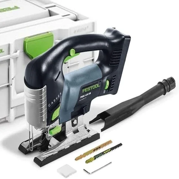 Festool Carvex PSBC 420 EB-Basic cordless jigsaw with Systainer case and blades
