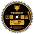 FOXBC 7 1/4 inch 60 tooth ultra fine finish circular saw blade