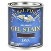 General Finishes Java oil base gel stain quart can