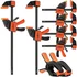 HORUSDY 8 pack bar and spring clamps